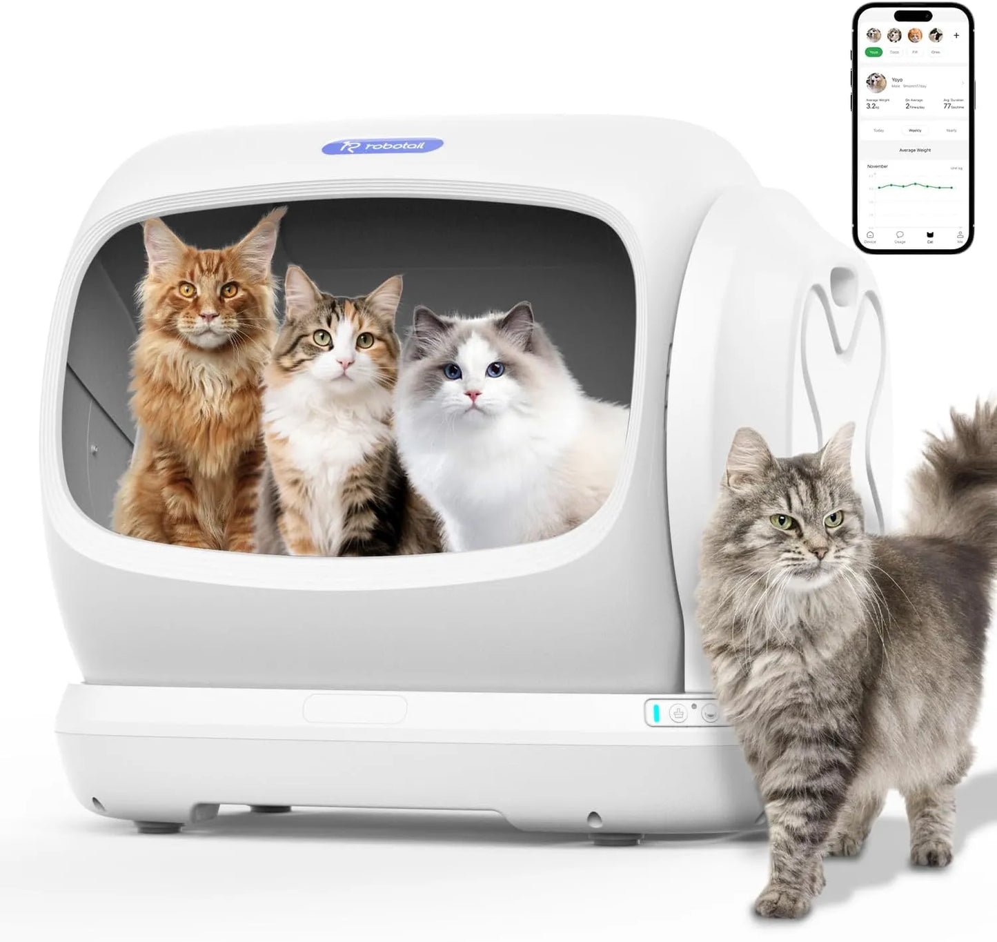 Robotail C42 Smart Cat Litter Box
