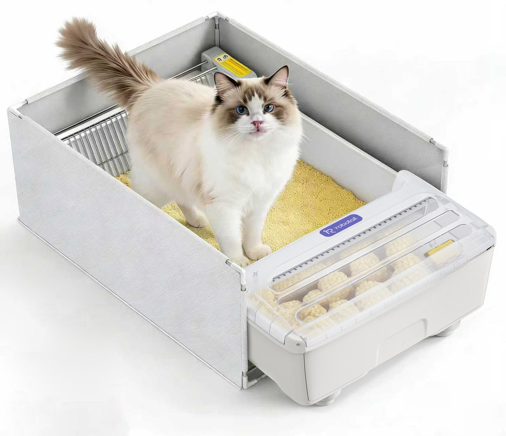 Robotail Open-Top Cat Litter Box C32 Side Cover