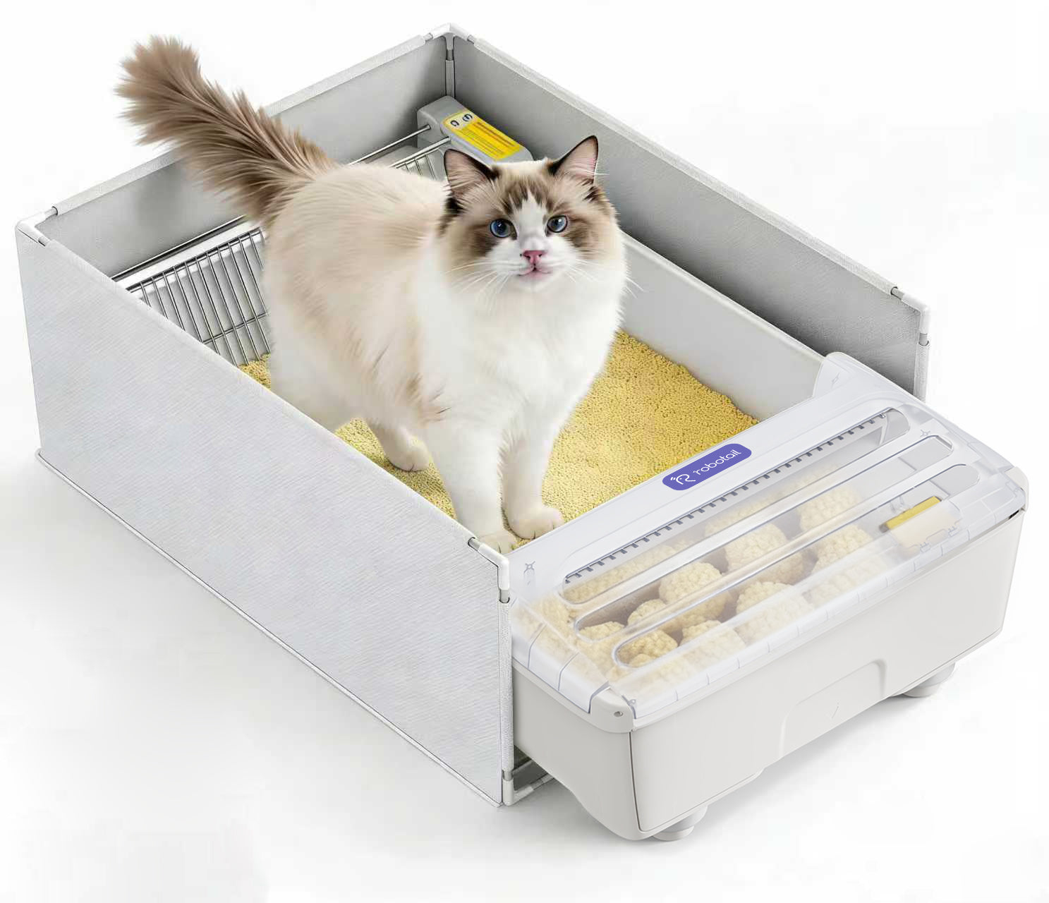 Robotail Open-Top Cat Litter Box C32 Side Cover