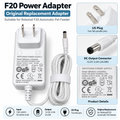Robotail F20 replacement power adapter US plug